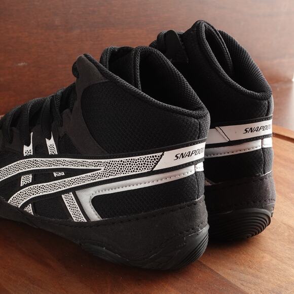 Asics Wrestling Shoes Mens SZ 11.5 Wide Black Snapdown 4 Athletic Sports Boxing - Picture 6 of 14